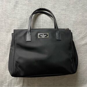 Kate Spade Black Satchel Bag - Blake Loden Nylon handbag black purse
